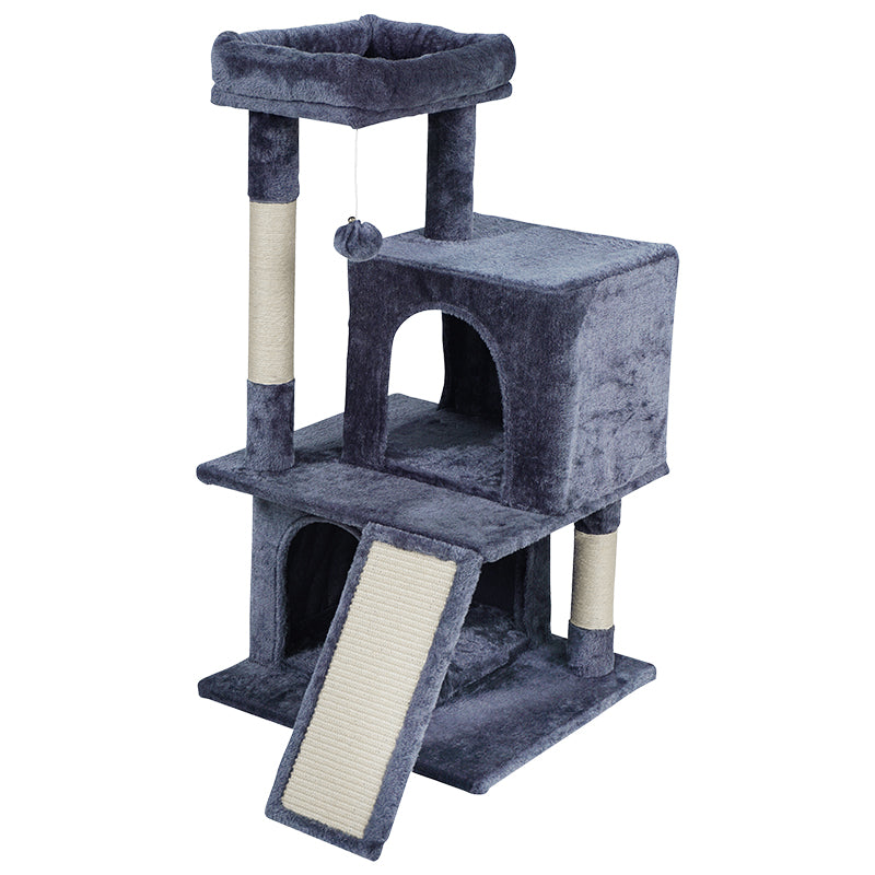 Ansamblu Joaca Pisici Rebel RA-1005 | 49x46x91cm, Casuta