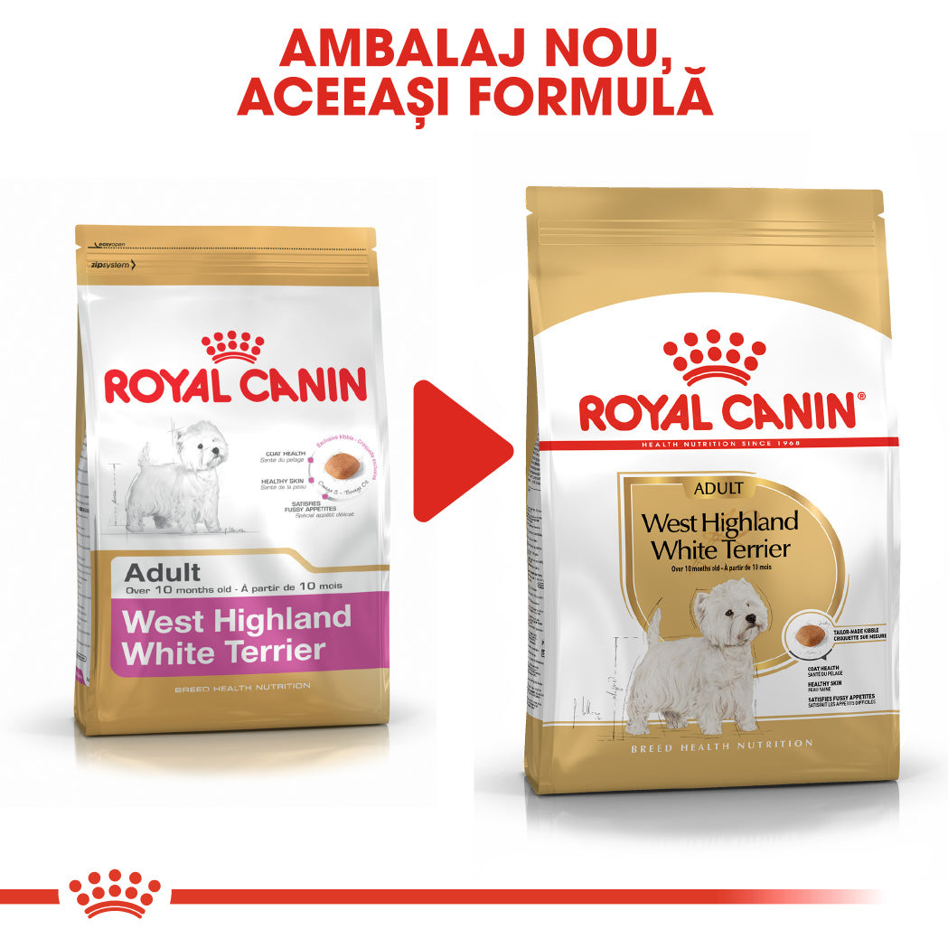 Royal Canin West Highland Terrier Adult hrana uscata caine Westie, 1.5 kg