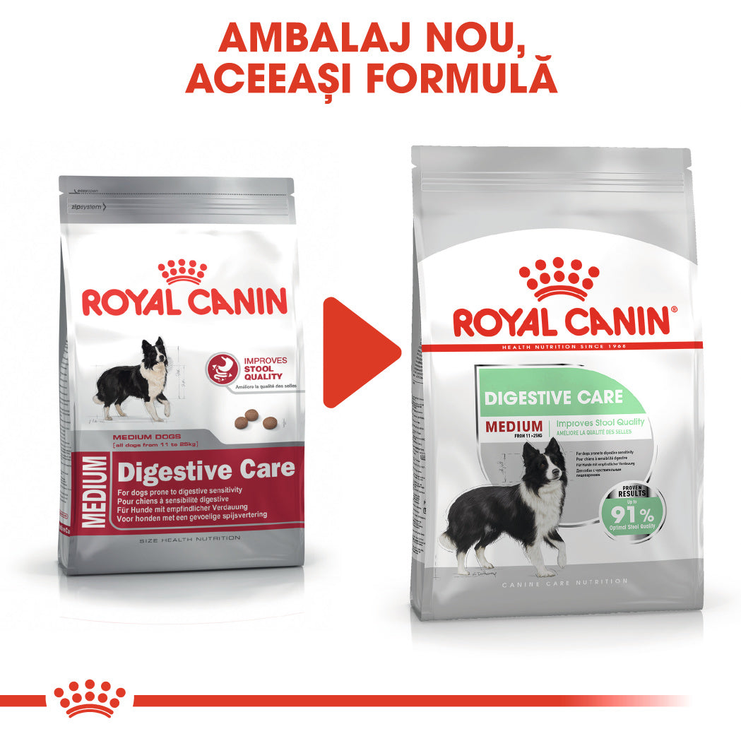 Royal Canin Medium Digestive Care hrana uscata caine, confort digestiv, 3 kg