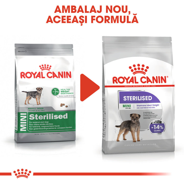 Royal Canin Mini Sterilised Adult hrana uscata caine sterilizat, 1 kg