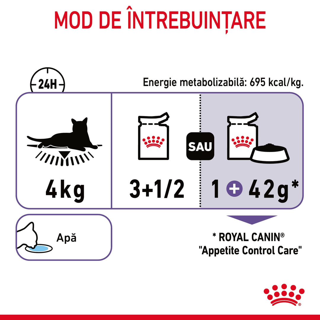 Hrana Umeda Pisici Royal Canin 293950 | Appetite Control, Adult, 85g