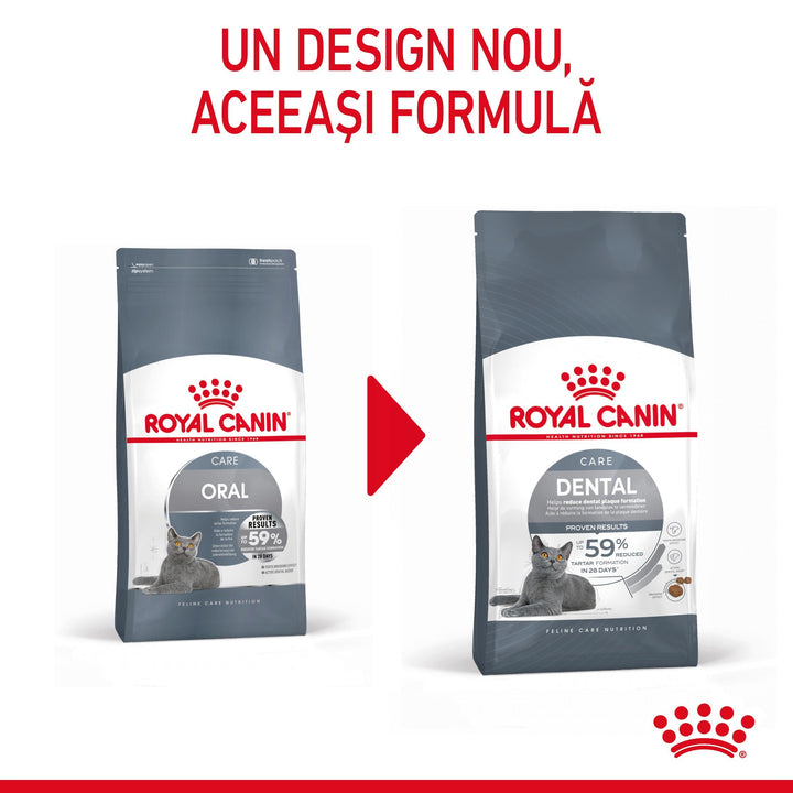 Royal Canin Oral Care Adult hrana uscata pisica, reducerea formarii tartrului, 400 g