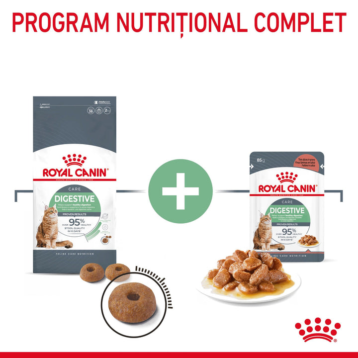 Royal Canin Digest Sensitive Care Adult hrana umeda pisica, confort digestiv (in sos), 12 x 85 g