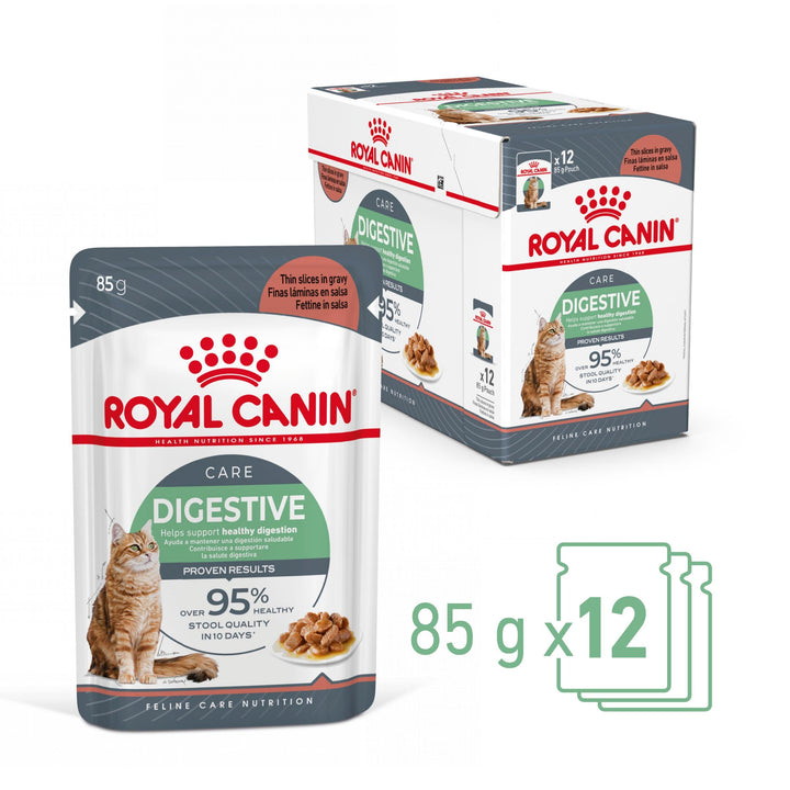Royal Canin Digest Sensitive Care Adult hrana umeda pisica, confort digestiv (in sos), 12 x 85 g