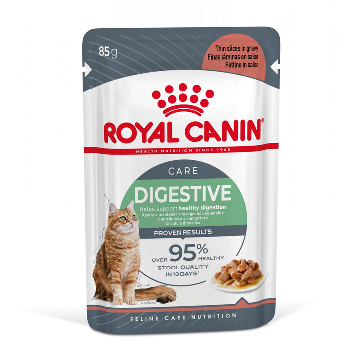 Royal Canin Digest Sensitive Care Adult hrana umeda pisica, confort digestiv (in sos), 12 x 85 g