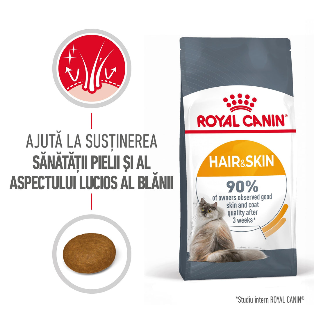 Royal Canin Hair & Skin Care Adult hrana uscata pisica, piele si blana, 4 kg