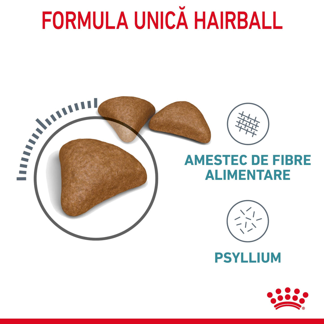 Royal Canin Hairball Care Adult hrana uscata pisica, limitarea ghemurilor de blana, 2 kg
