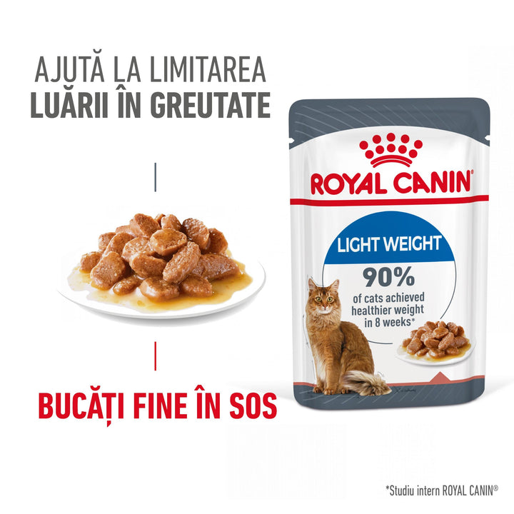 Hrana Umeda Pisici Royal Canin CB93D | Light Weight, 85g, 12x
