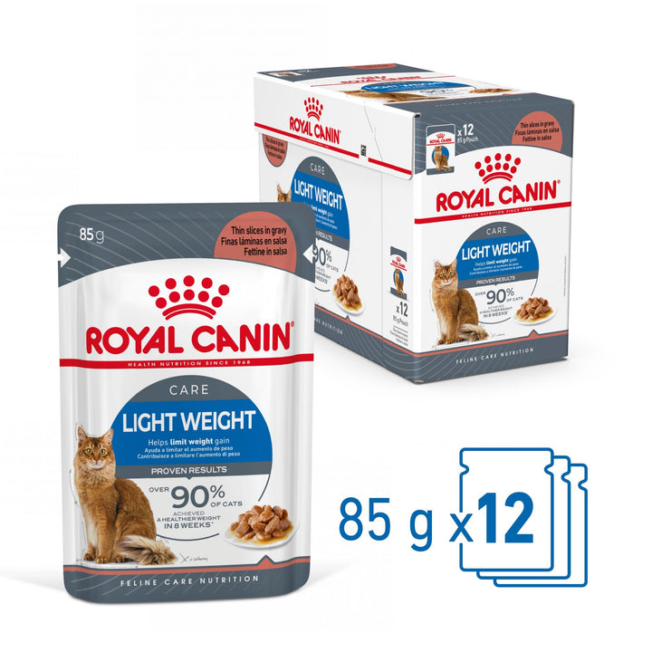 Royal Canin Light Weight Care Adult hrana umeda pisica, limitarea cresterii in greutate (in sos), 12 x 85 g