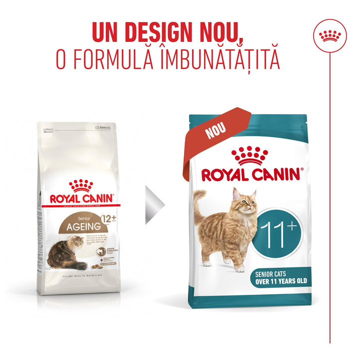 Royal Canin Ageing 11+ hrană uscată pentru pisici senioare, 4 kg