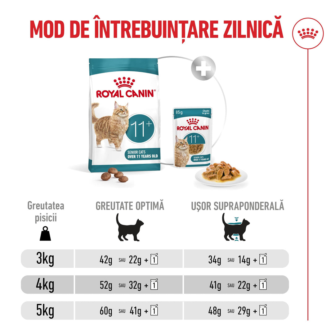 Royal Canin Ageing 11+ hrană uscată pentru pisici senioare, 4 kg