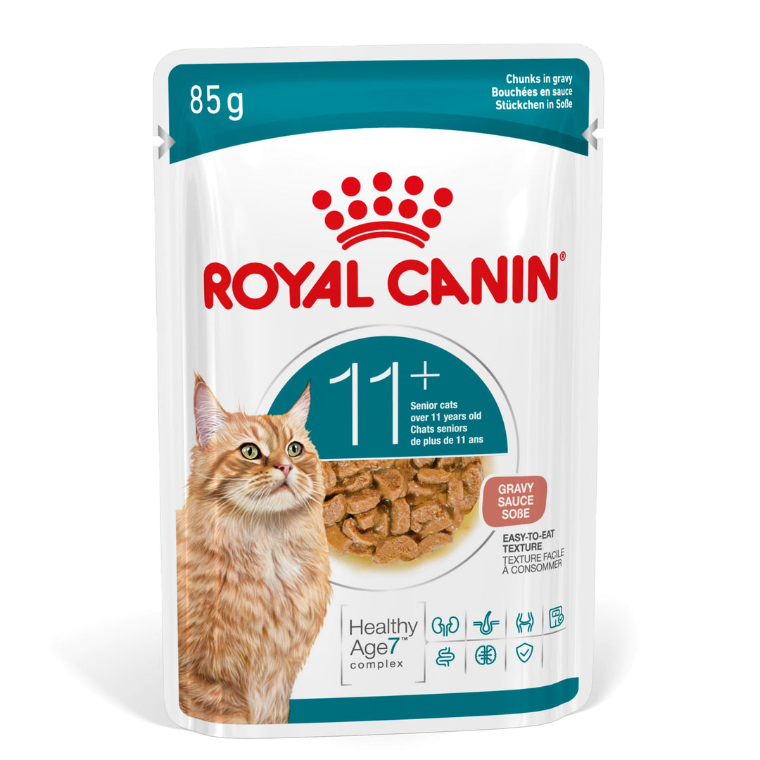Royal Canin Ageing 11+ hrană umedă pentru pisici senioare (în sos), 12 x 85 g