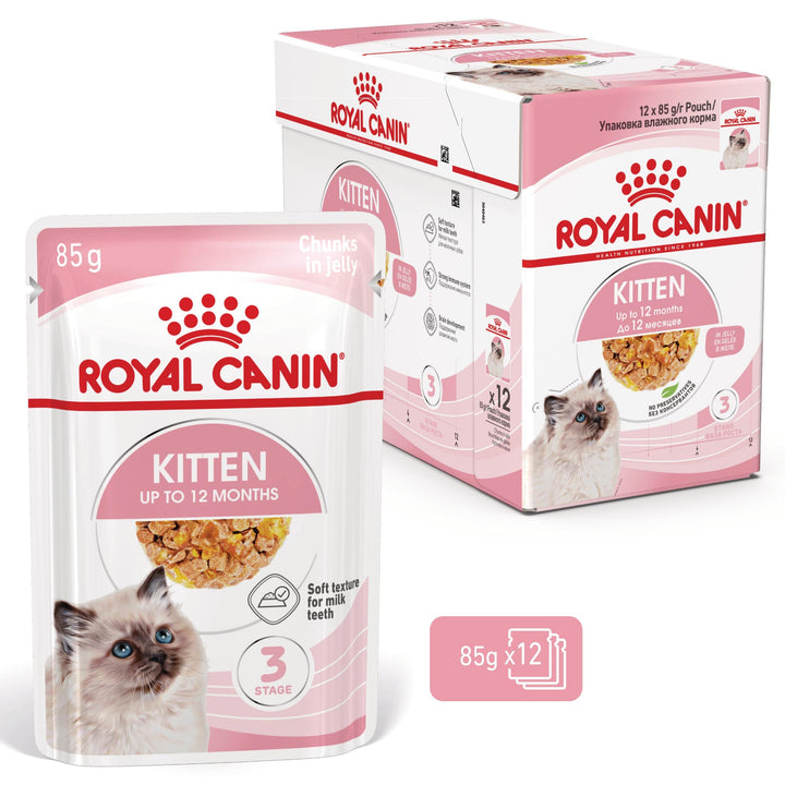 Royal Canin Kitten hrana umeda pisica junior (aspic), 12 x 85 g