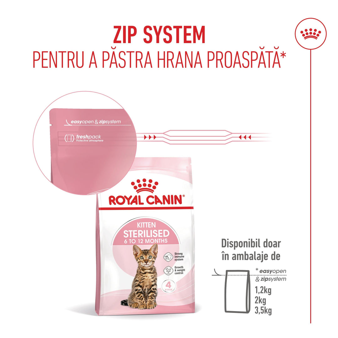 Royal Canin Kitten Sterilised hrana uscata pisica sterilizata junior, 2 kg