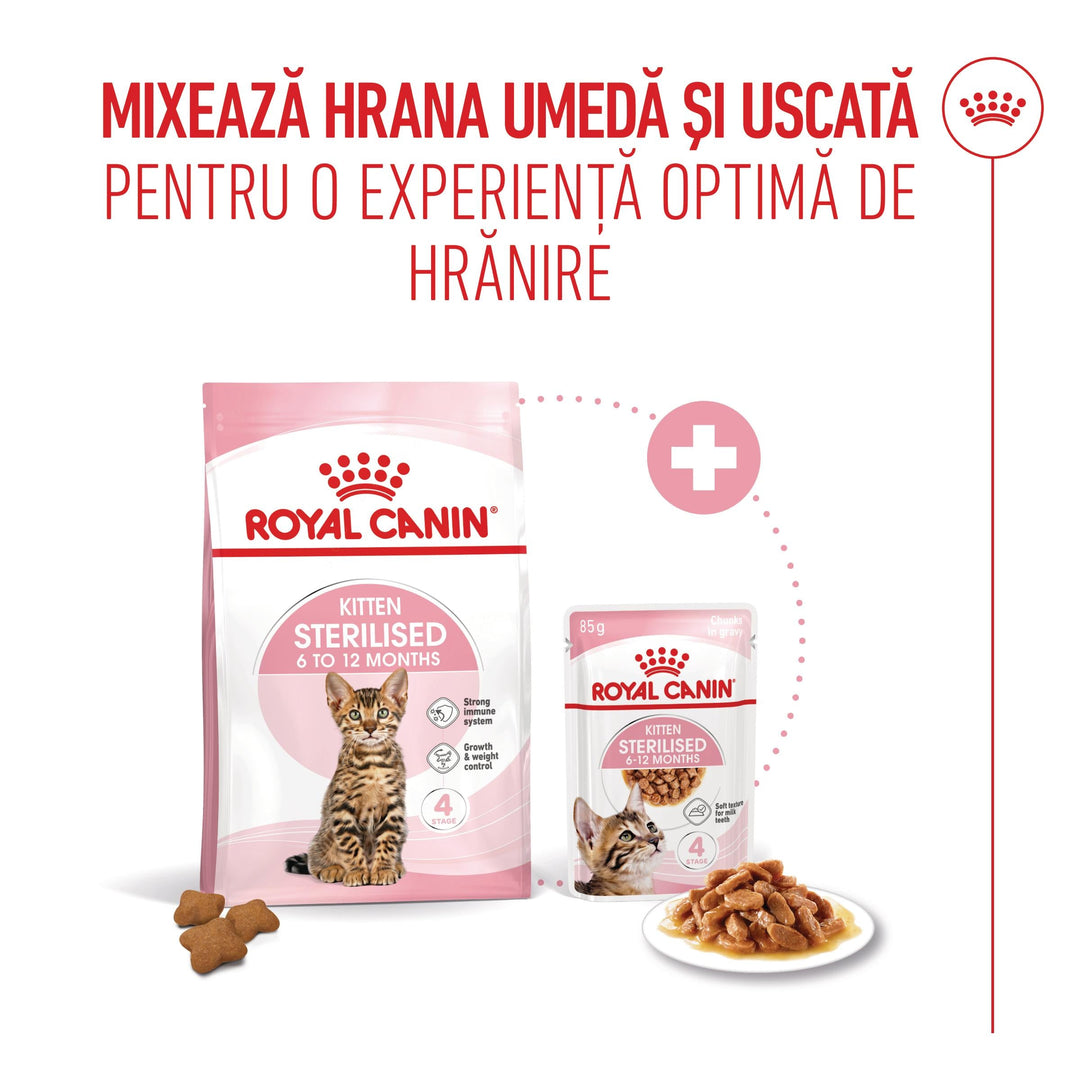 Hrana Uscata Pisici Royal Canin 249480 | Kitten, Sterilised, 400g