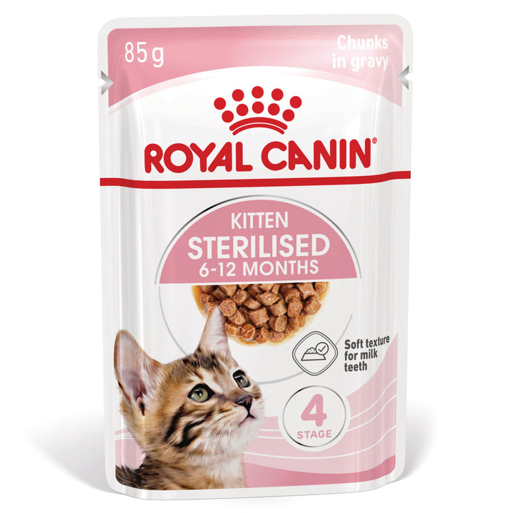 Royal Canin Kitten Sterilised hrana umeda pisica sterilizata junior (in sos), 12 x 85 g