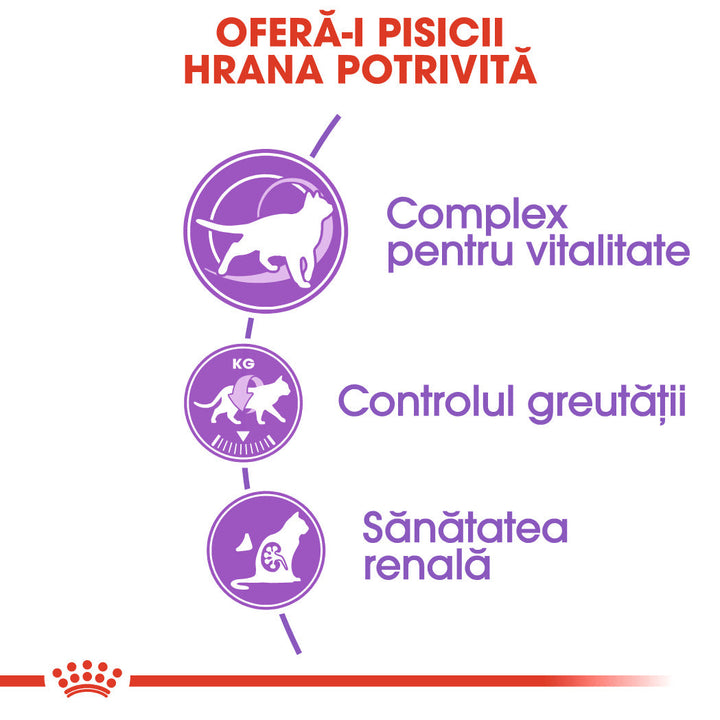 Royal Canin Sterilised 7+ hrana uscata pisica sterilizata, 10 kg