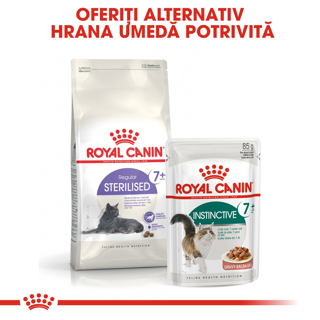 Royal Canin Sterilised 7+ hrana uscata pisica sterilizata, 10 kg