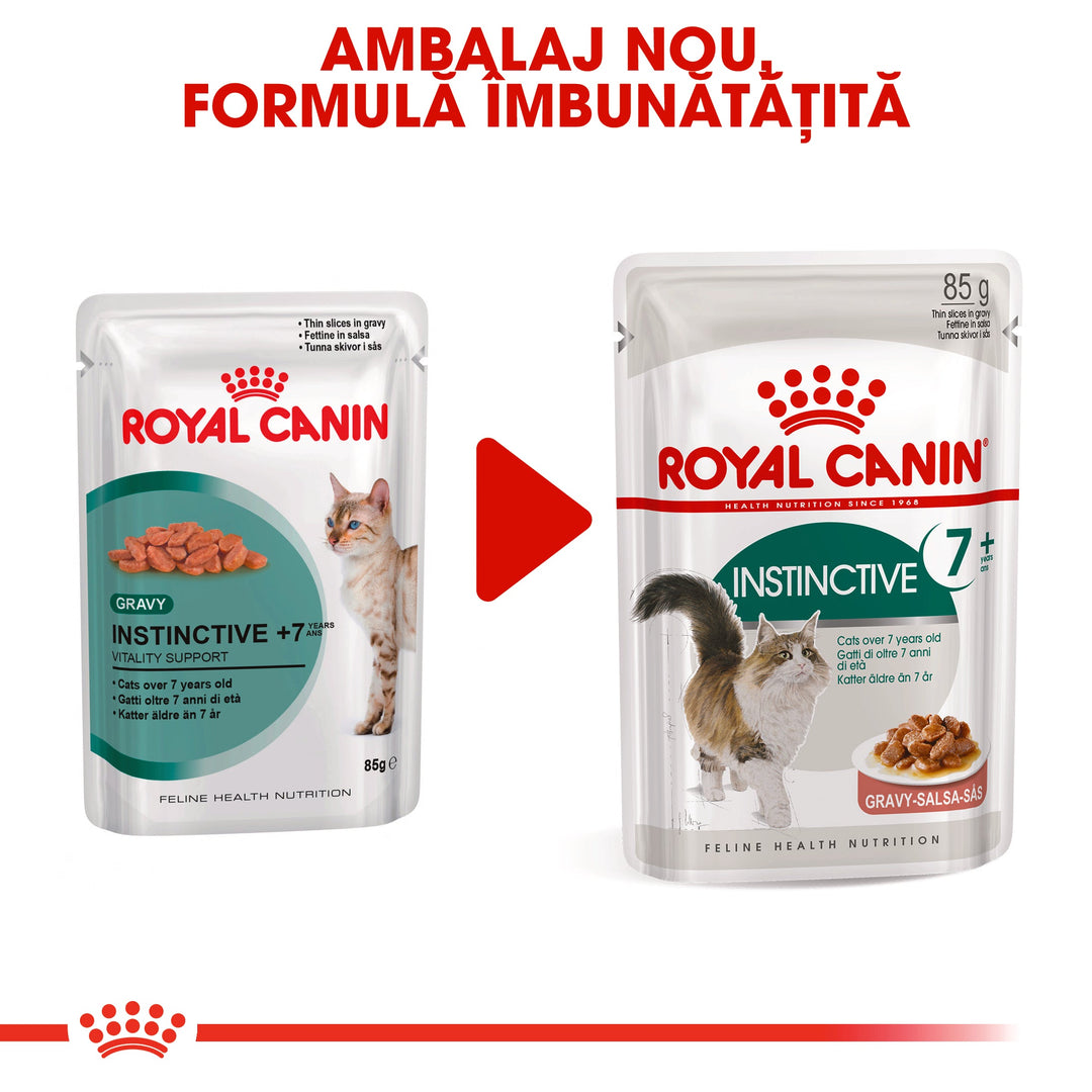 Royal Canin Instinctive 7+ hrana umeda pisica (in sos), 12 x 85 g