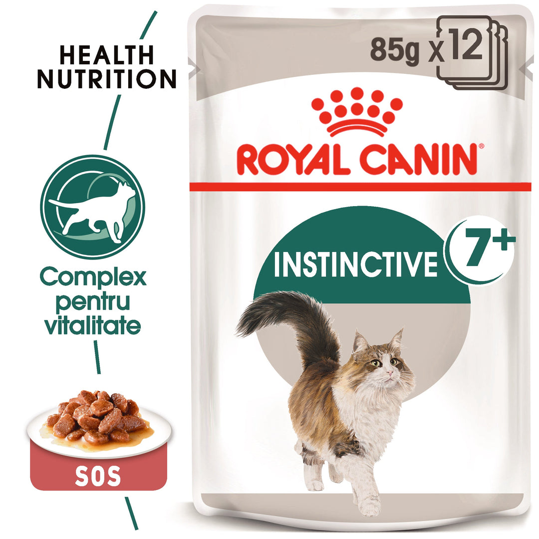 Royal Canin Instinctive 7+ hrana umeda pisica (in sos), 12 x 85 g
