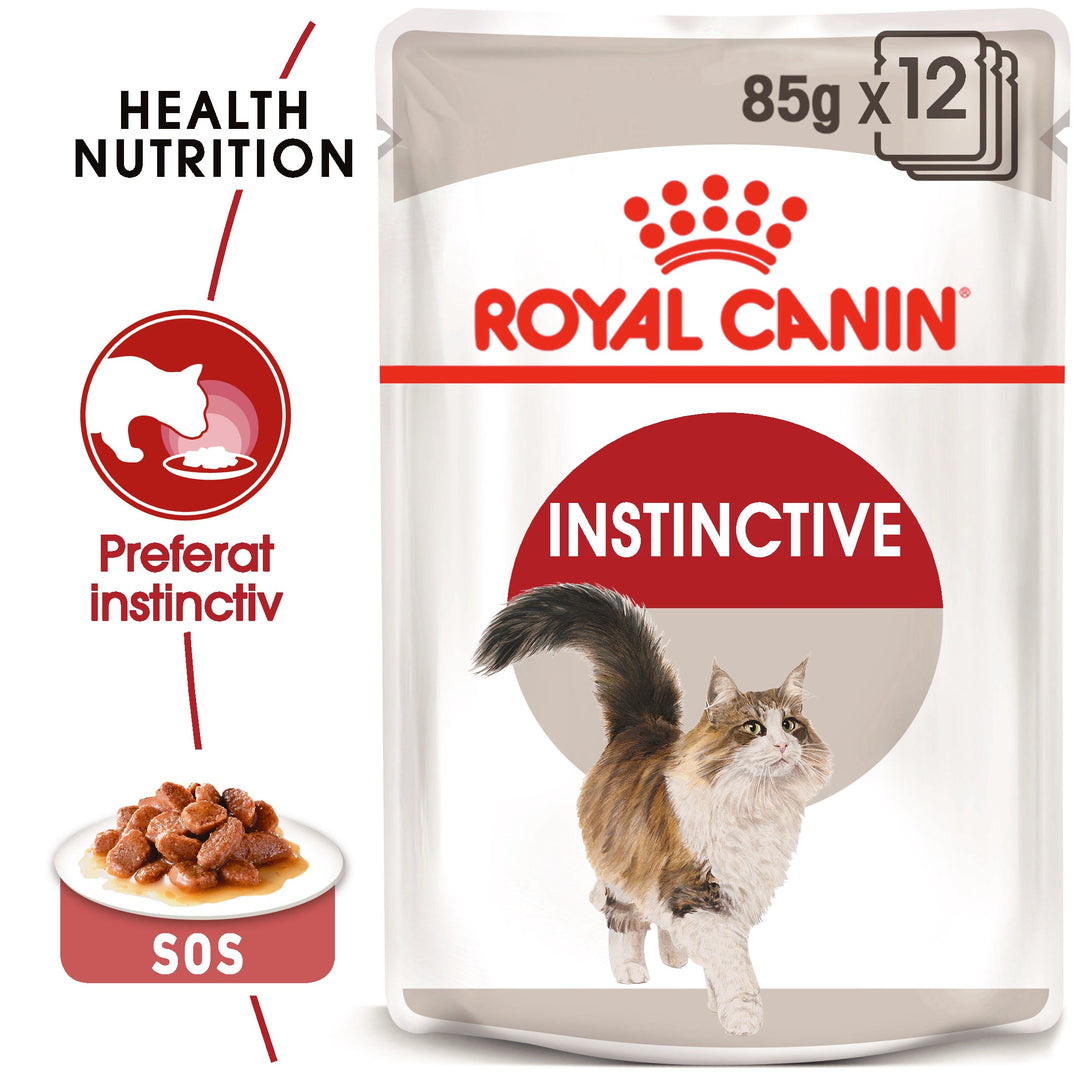 Royal Canin Instinctive Adult hrana umeda pisica (in sos), 12 x 85 g