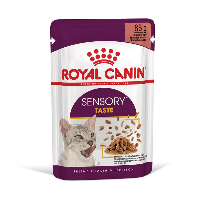 Royal Canin Sensory Taste, hrana umeda pisici, stimularea gustului (in sos), 12 x 85 g