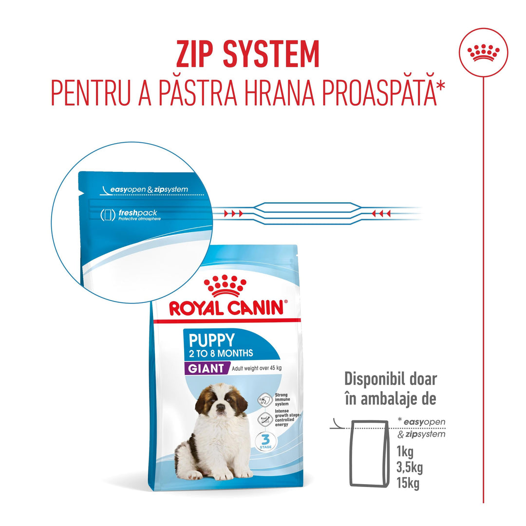 Royal Canin Giant Puppy hrana uscata caine junior etapa 1 de crestere , 15 kg