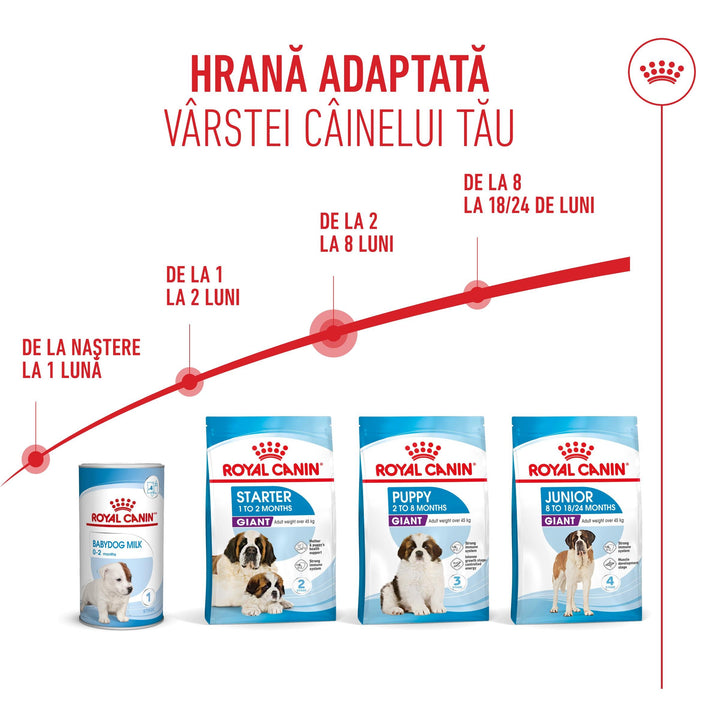 Hrana Uscata Caini Royal Canin 252170 | Giant, Puppy, 3.5kg