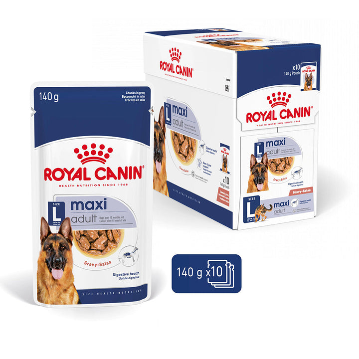 Royal Canin Maxi Adult hrana umeda caine (in sos), 10 x 140 g