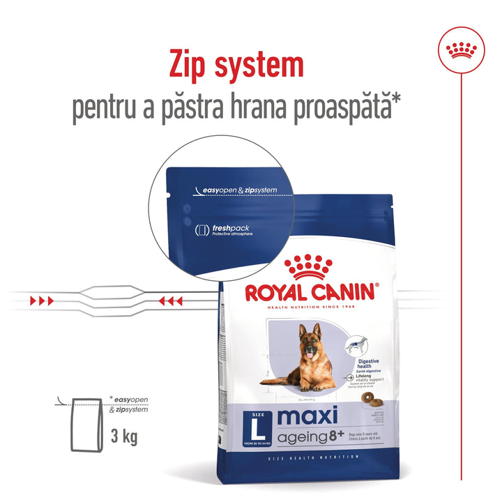 Royal Canin Maxi Ageing 8+ hrana uscata caine senior, 15 kg