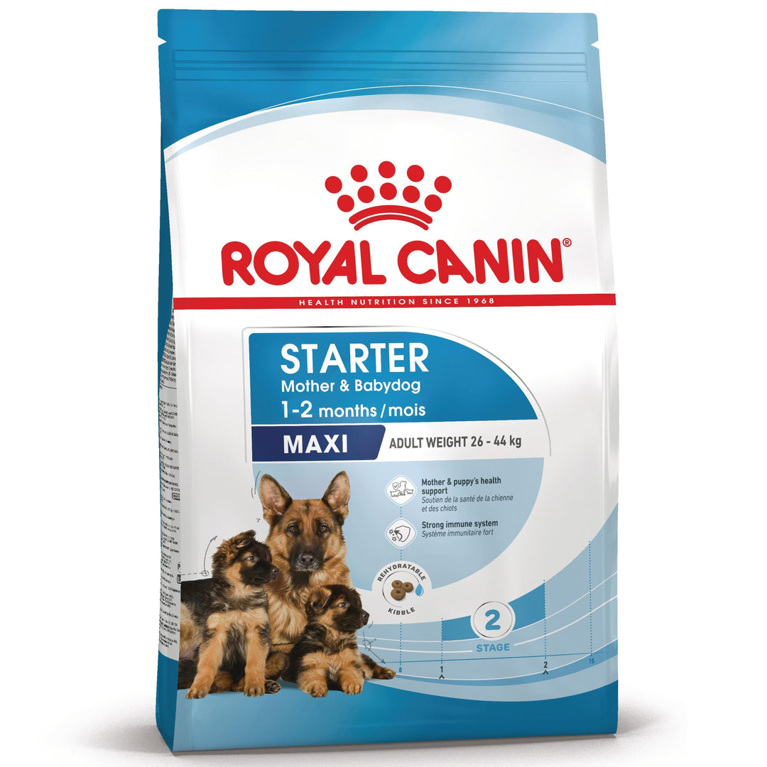 Royal Canin Maxi Starter Mother &amp; Babydog, mama si puiul, hrana uscata caine, 15 kg