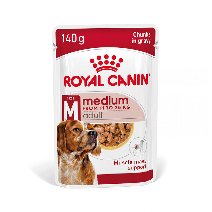 Royal Canin Medium Adult hrana umeda caine (in sos), 10 x 140 g