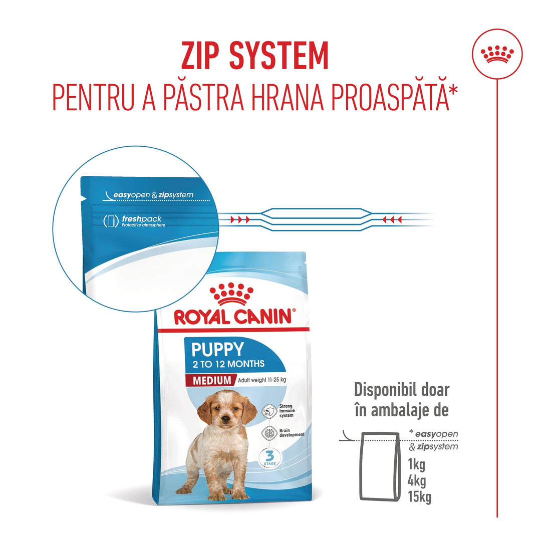 Royal Canin Medium Puppy hrana uscata caine junior, 1 kg