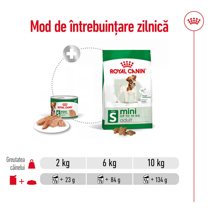 Royal Canin Mini Adult hrana umeda caine (pate), 195 g