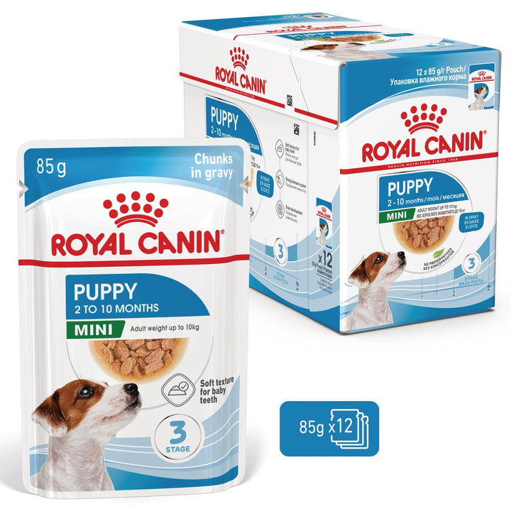 Royal Canin Mini Puppy hrana umeda caine junior (in sos), 12 x 85 g