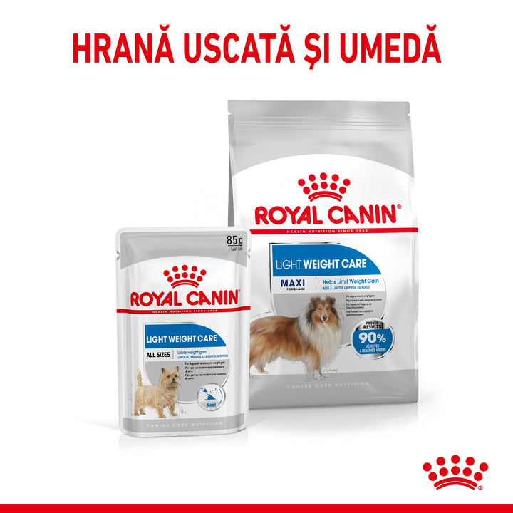 Royal Canin Maxi Light Weight Care Adult hrana uscata caine, limitarea cresterii in greutate, 12 kg