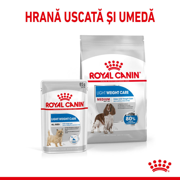 Royal Canin Medium Light Weight Care Adult hrana uscata caine, limitarea cresterii in greutate, 3 kg