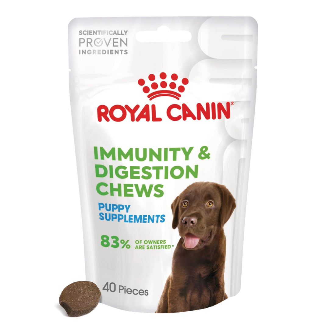 Royal Canin Immunity & Digestion Chews Puppy Supplements, suplimente masticabile, 100g