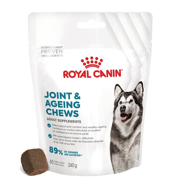 Royal Canin Joint &amp; Ageing Chews Adult Supplements, suplimente masticabile, 240g