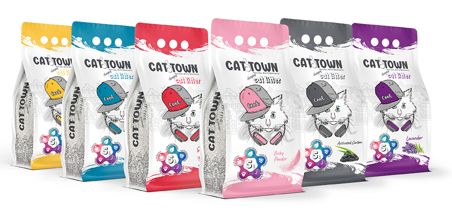 Asternut Igienic Cat Town Carbon Activ pentru Pisici 5l