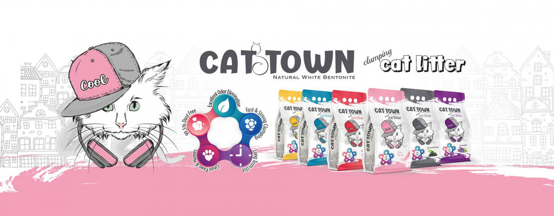 Asternut Igienic Cat Town Mango si Pepene Galben pentru Pisici 5l