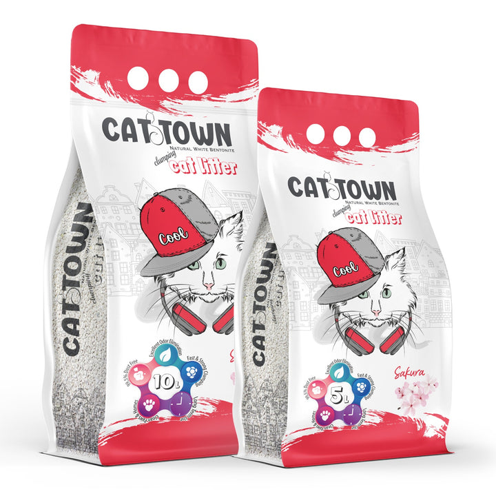Asternut Igienic Cat Town Sakura pentru Pisici 5l