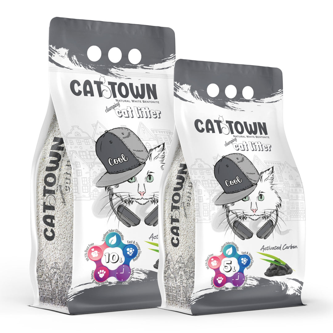 Asternut Igienic Cat Town Carbon Activ pentru Pisici 5l