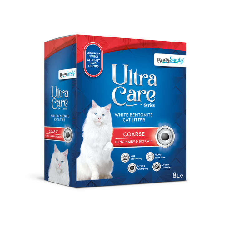 Asternut Igienic Ultra Care Coarse Pisici Par lung si Pisici Mari