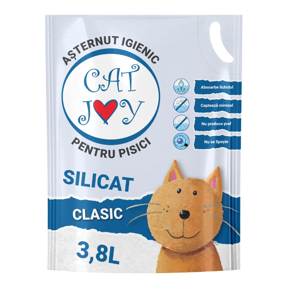 Asternut Silicatic Cat Joy 3.8L | Nisip Pisici, Silicat