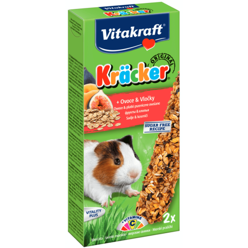 Batoane pentru porcusori de Guineea Vitakraft Fructe 112 g