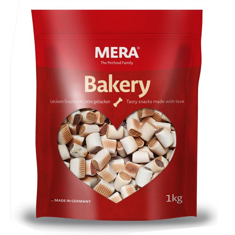 Biscuiți Câini MERA Rulouri | Pui/Vită/Pește, 1kg, Mix Arome
