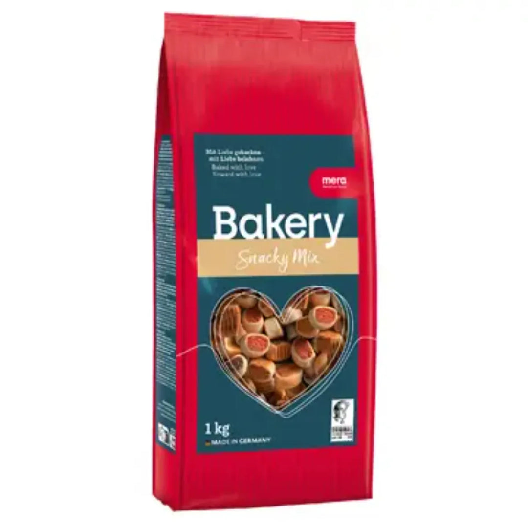 Recompense câine adult, MERA Bakery, biscuiti snacky mix cu peste și carne 1kg, crocante și sanatoase, fără arome și conservanti artificiali