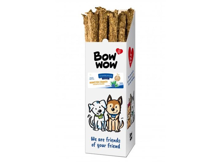 Bow Wow Monster Crunch Stick Recompense pentru Articulatii Puternice Caini 24 Buc