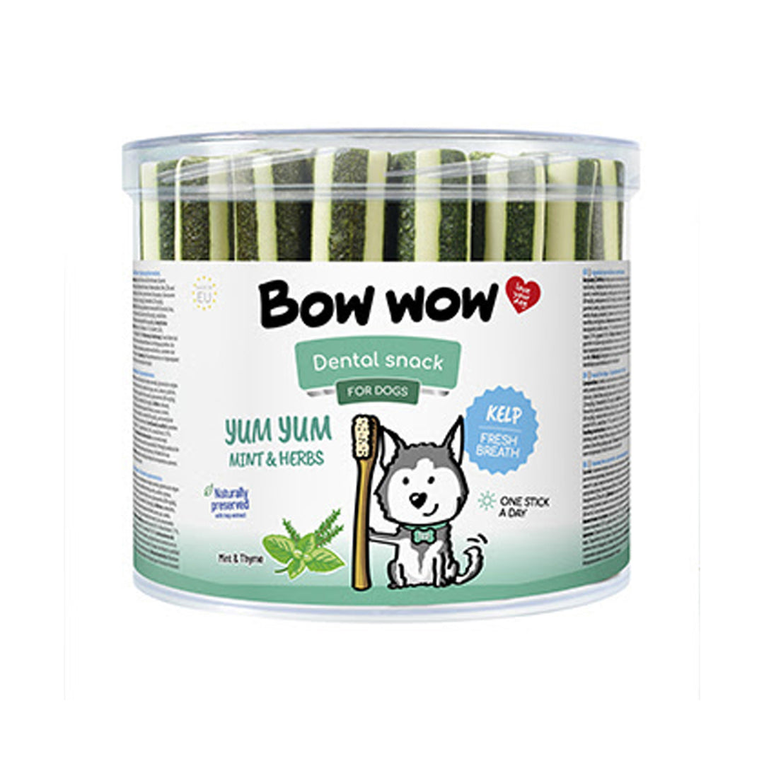 Bow Wow Recompense Pentru Caini Tuburi cu Menta si Ierburi 35 buc box
